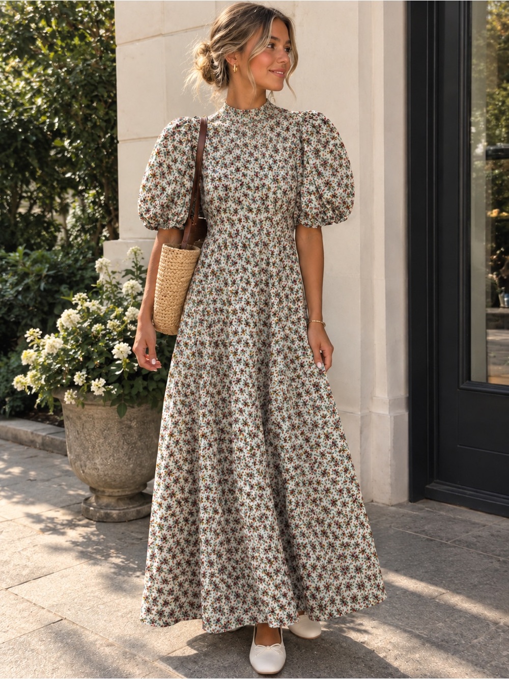 DÔEN Blair Midi Dress S